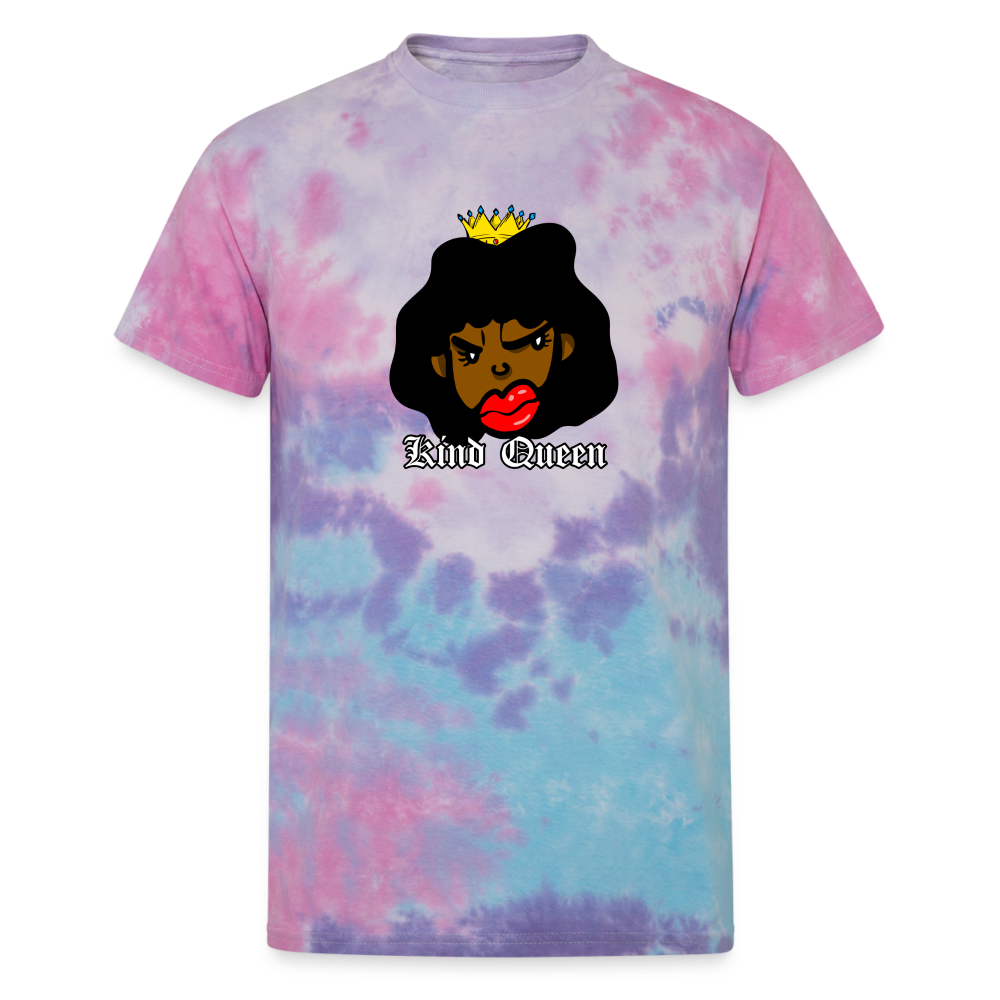 Unisex Tie Dye T-Shirt (Kind Queen) - cotton candy