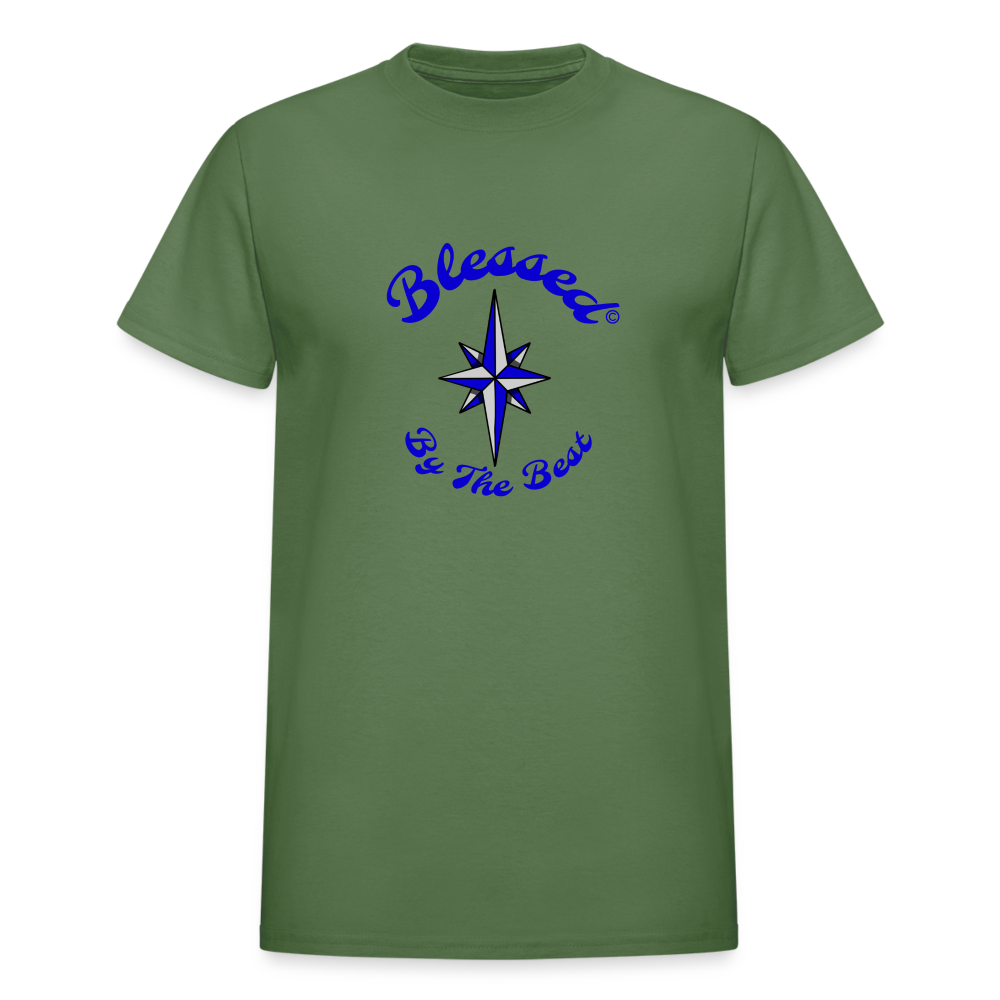 BBTB Blue and Silver Design - military green