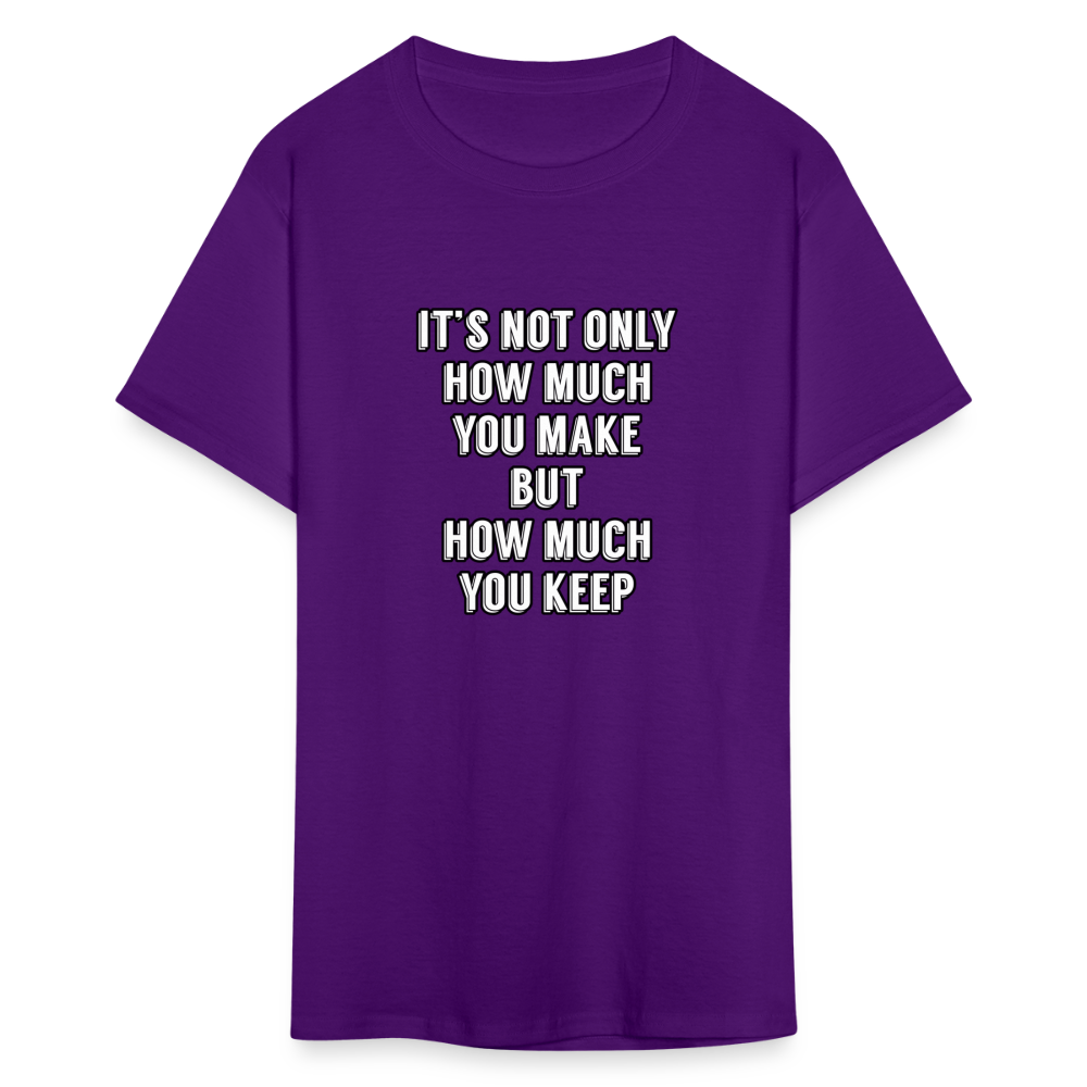 Wealth Mindset Unisex Classic T-Shirt - purple