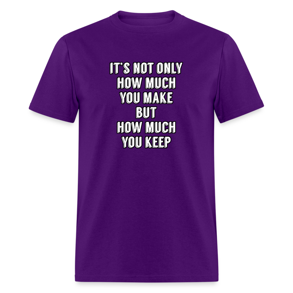 Wealth Mindset Unisex Classic T-Shirt - purple