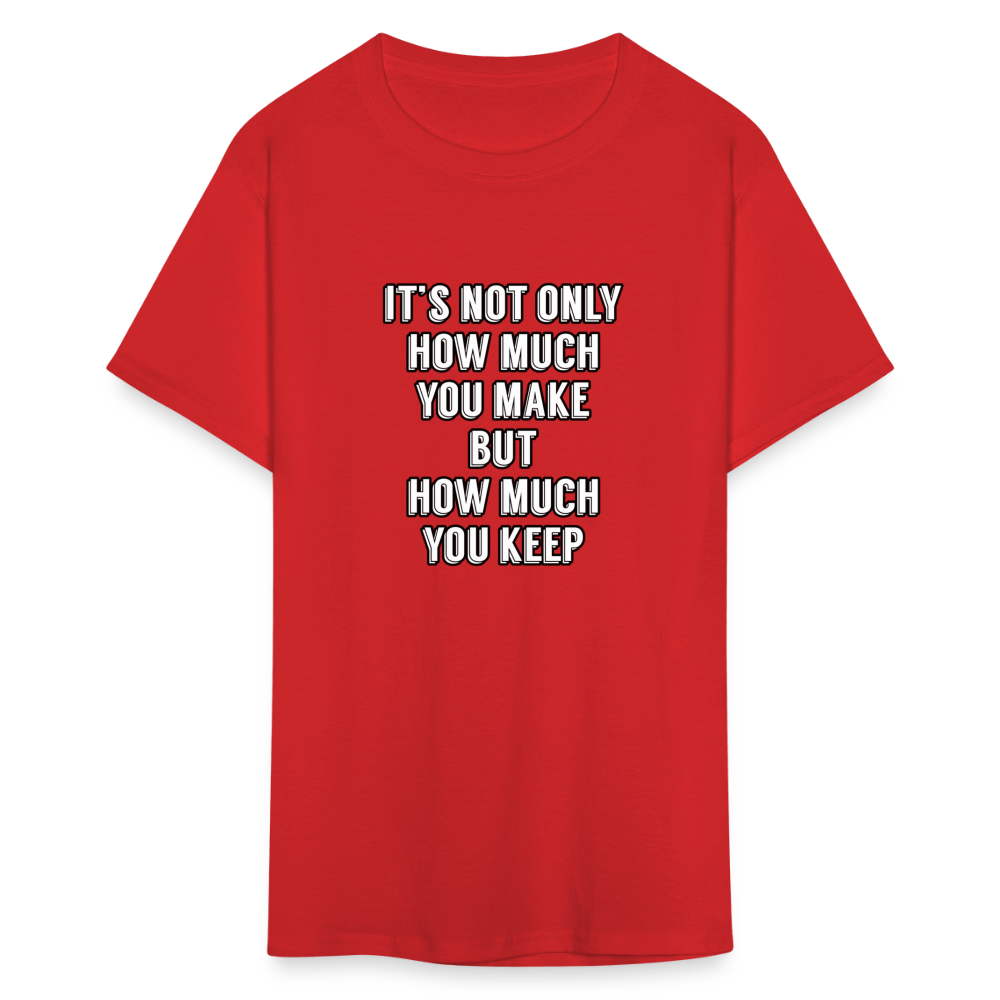 Wealth Mindset Unisex Classic T-Shirt - red