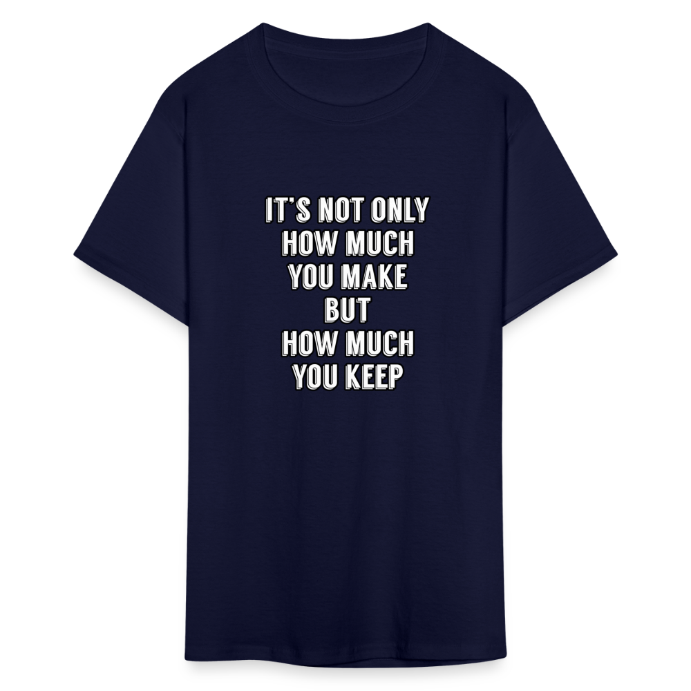 Wealth Mindset Unisex Classic T-Shirt - navy