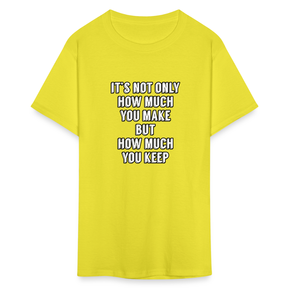 Wealth Mindset Unisex Classic T-Shirt - yellow