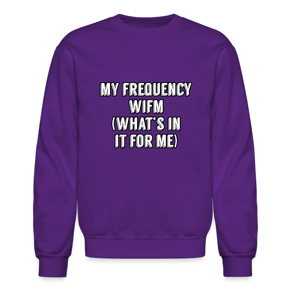 WIFM Crewneck Sweatshirt - purple