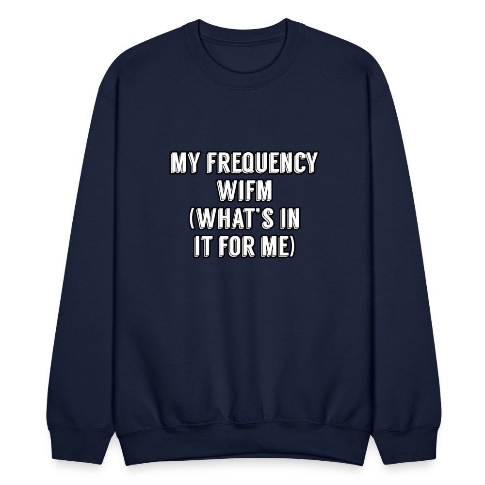 WIFM Crewneck Sweatshirt - navy