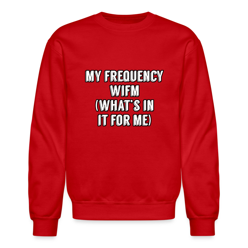 WIFM Crewneck Sweatshirt - red