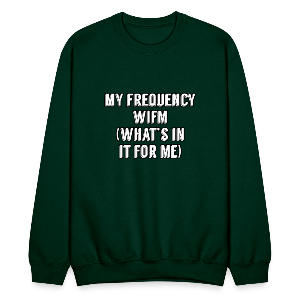 WIFM Crewneck Sweatshirt - forest green