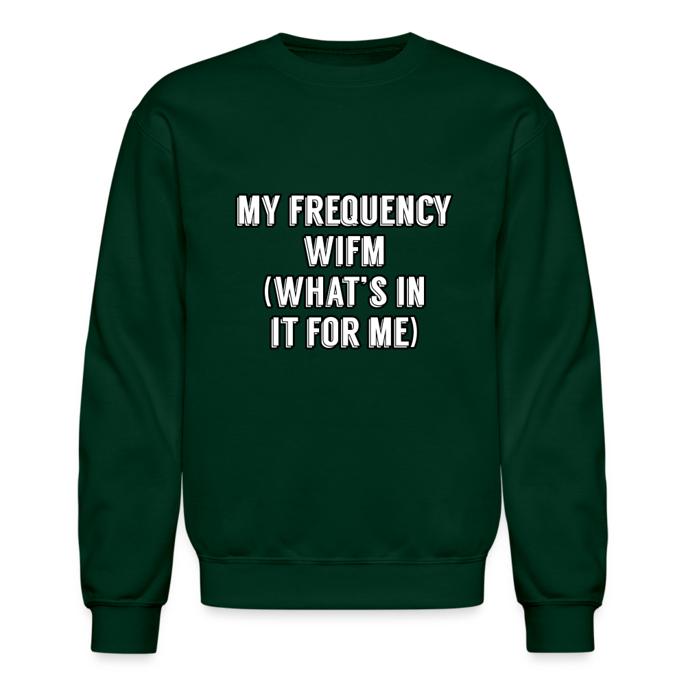 WIFM Crewneck Sweatshirt - forest green