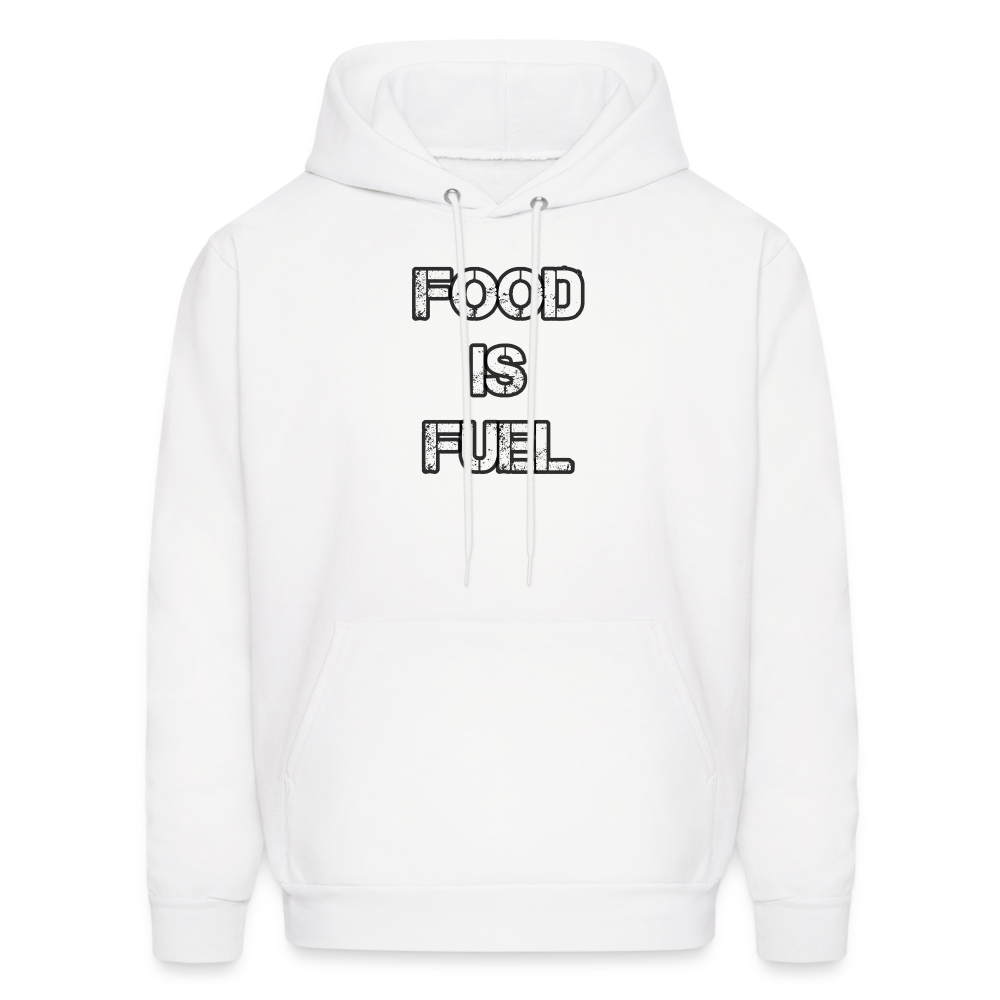 Food Fuel Men's Hoodie - white