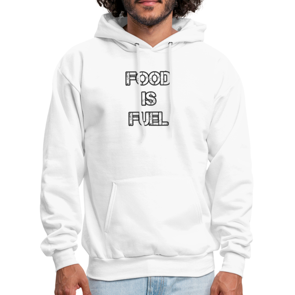 Food Fuel Men's Hoodie - white