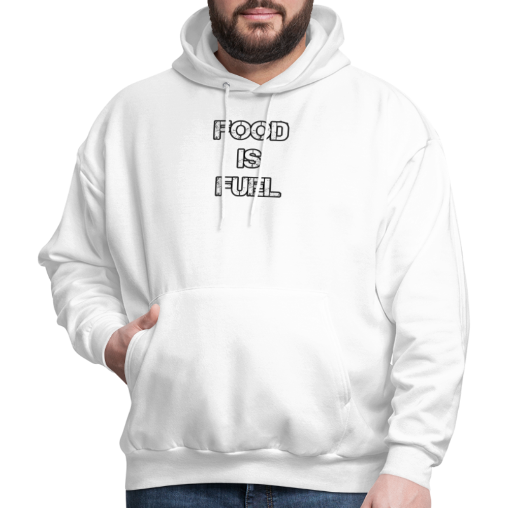 Food Fuel Men's Hoodie - white