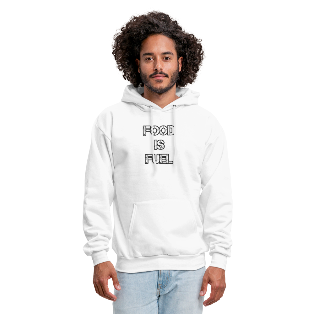 Food Fuel Men's Hoodie - white