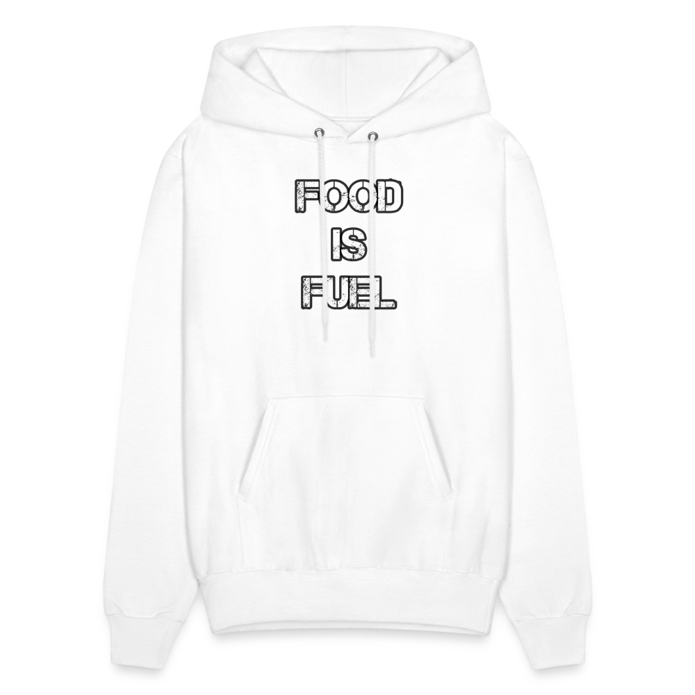 Food Fuel Men's Hoodie - white