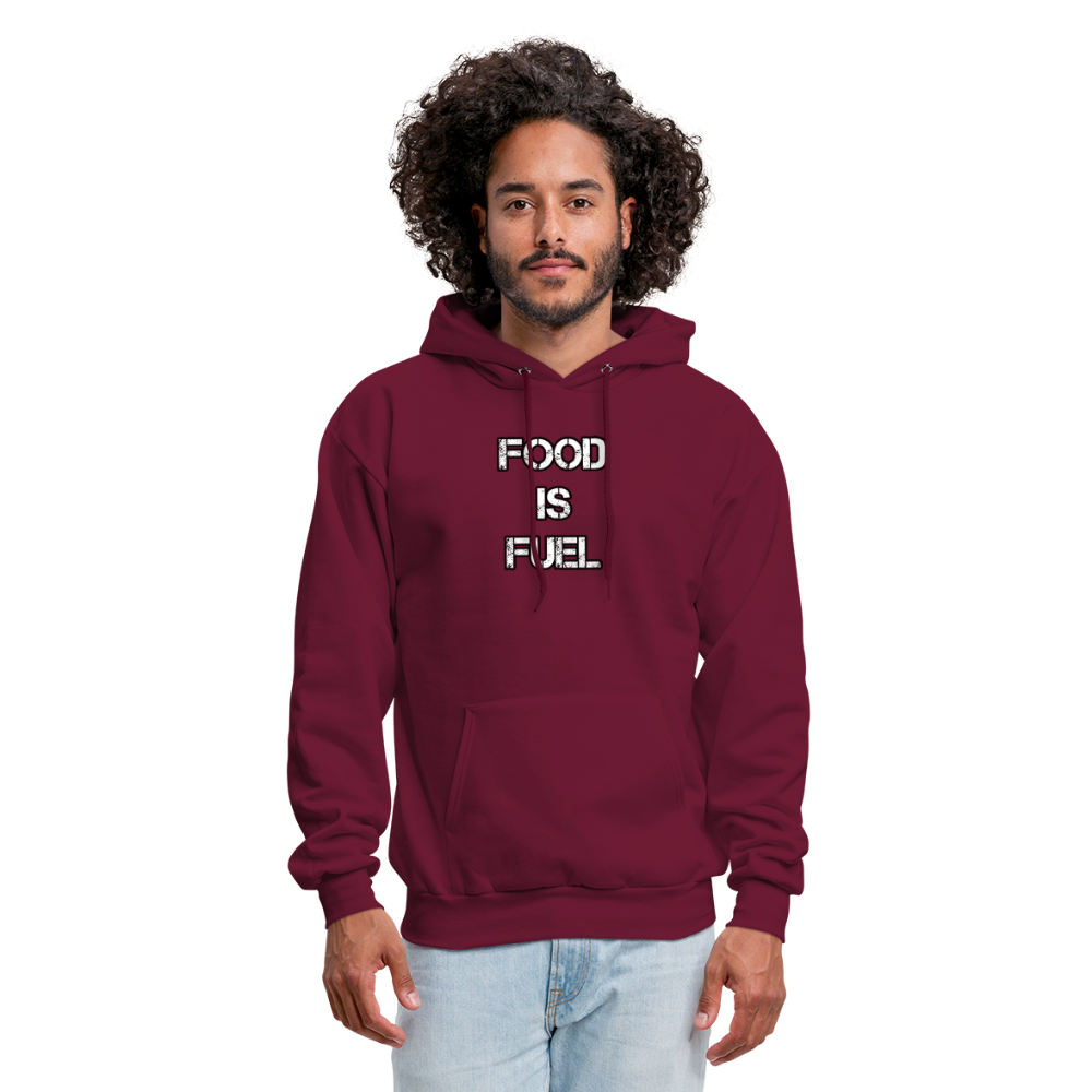 Food Fuel Men's Hoodie - burgundy