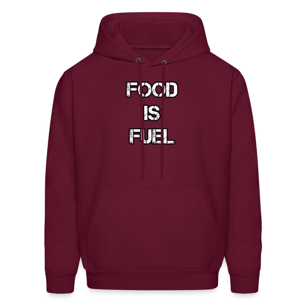 Food Fuel Men's Hoodie - burgundy