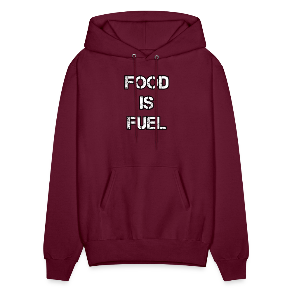 Food Fuel Men's Hoodie - burgundy