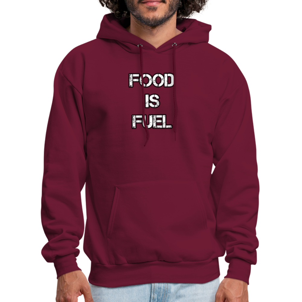 Food Fuel Men's Hoodie - burgundy