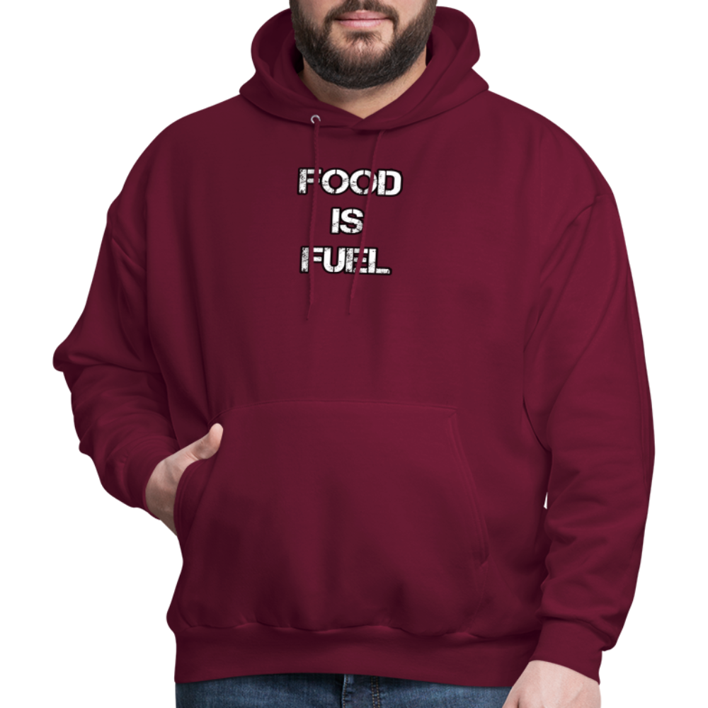 Food Fuel Men's Hoodie - burgundy