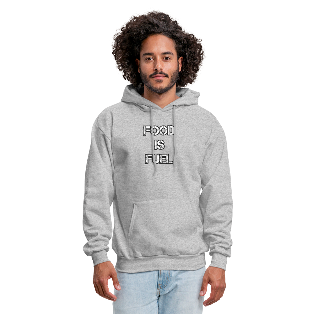 Food Fuel Men's Hoodie - heather gray