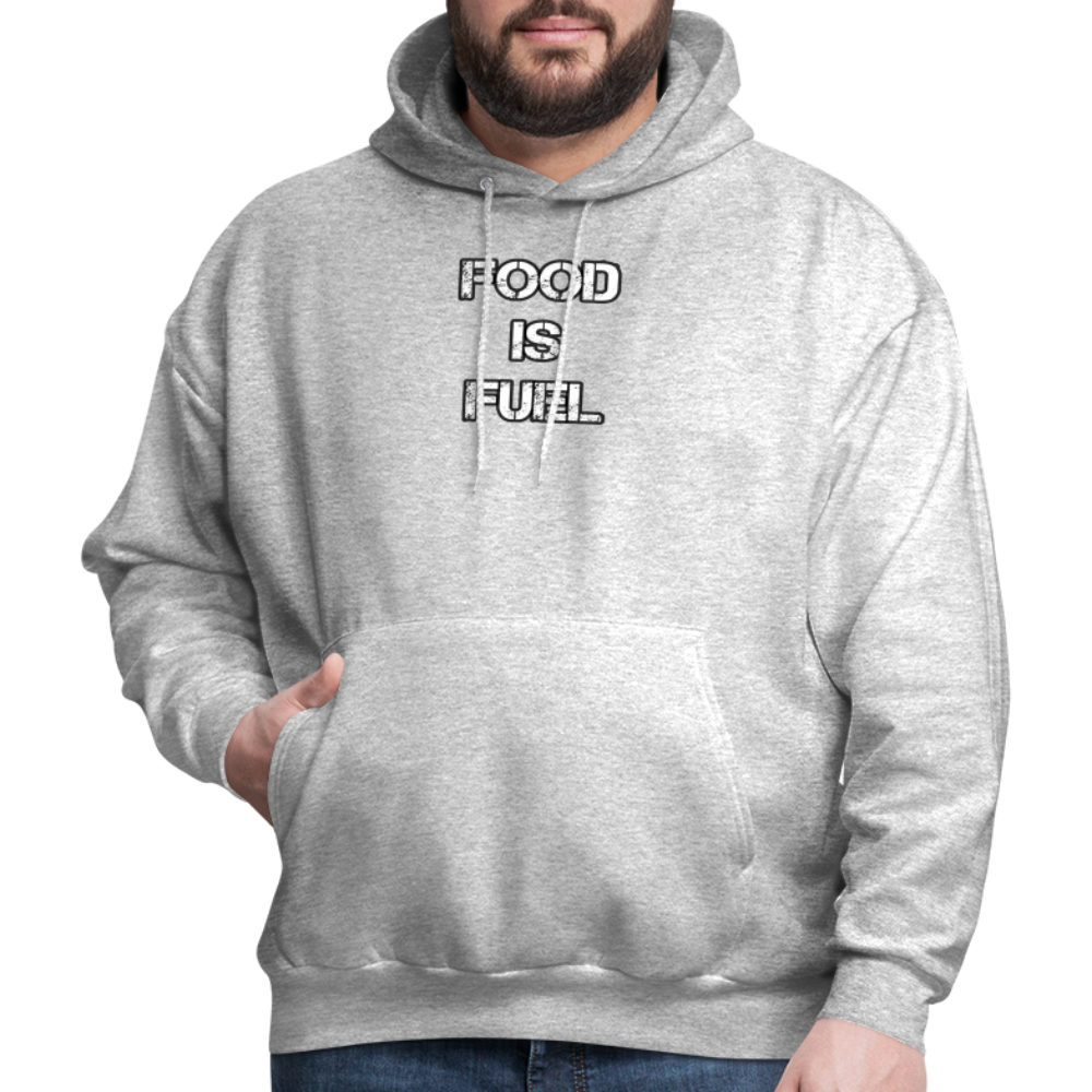 Food Fuel Men's Hoodie - heather gray