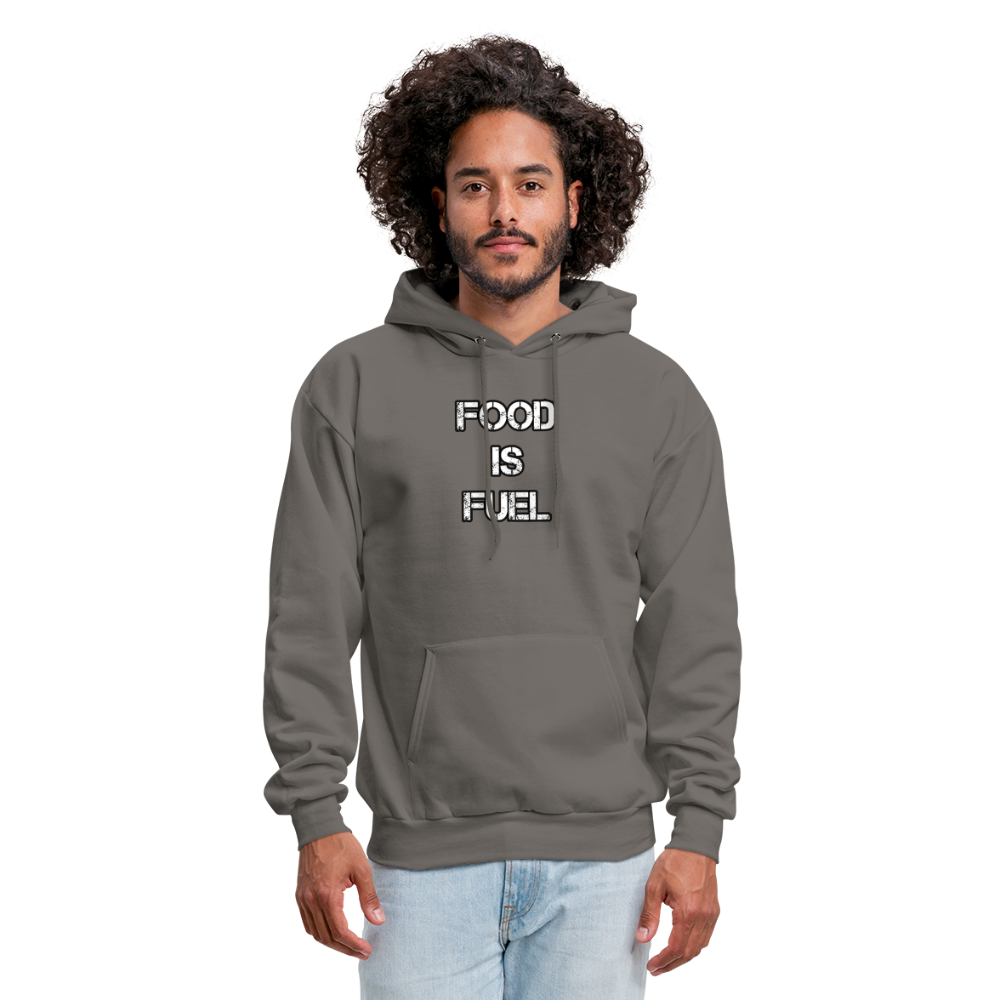 Food Fuel Men's Hoodie - asphalt gray