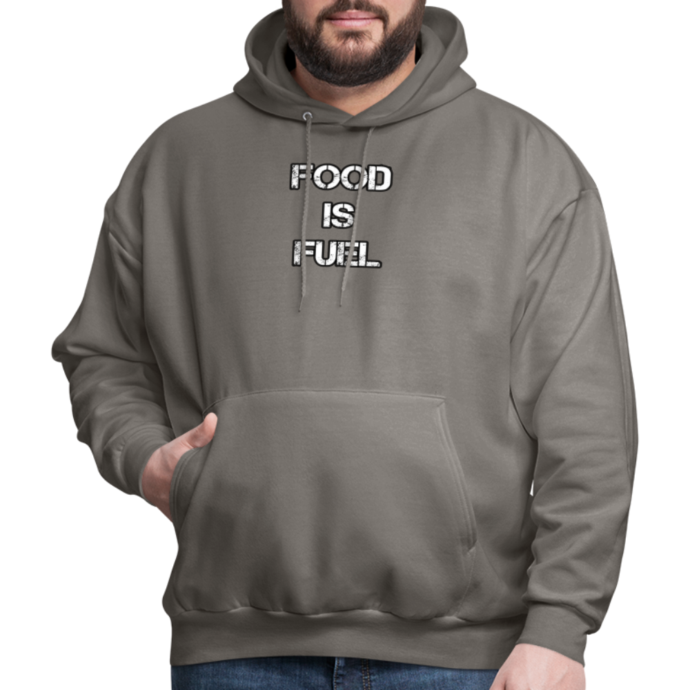 Food Fuel Men's Hoodie - asphalt gray