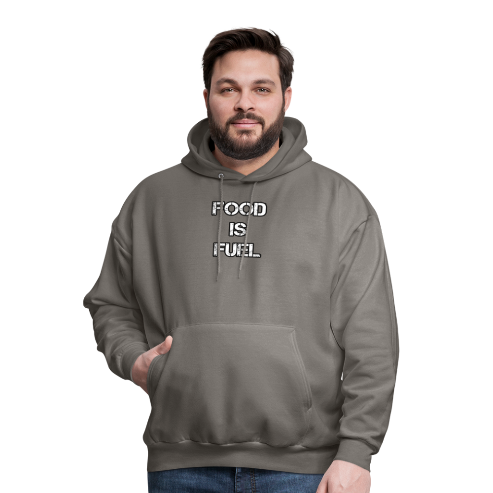 Food Fuel Men's Hoodie - asphalt gray