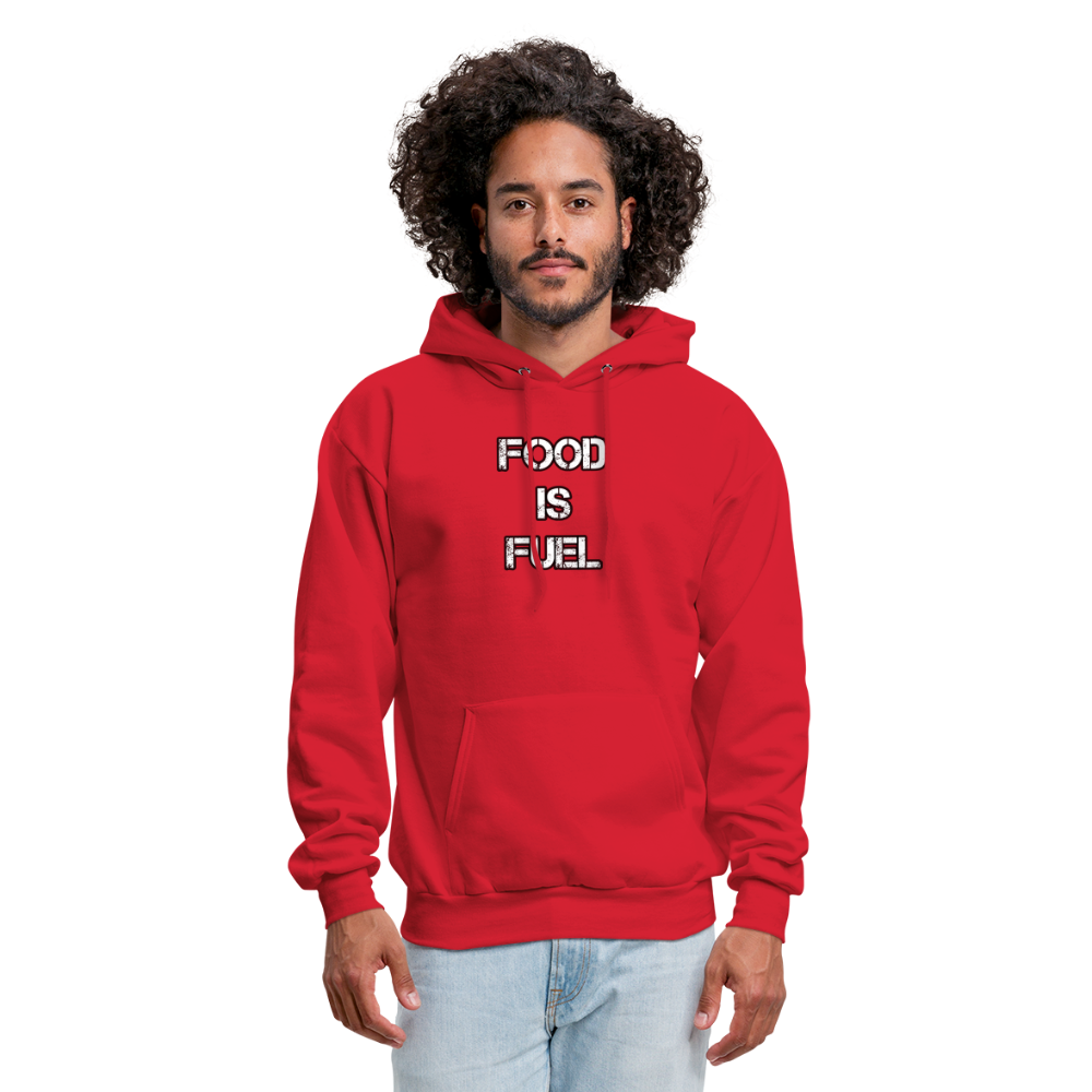 Food Fuel Men's Hoodie - red