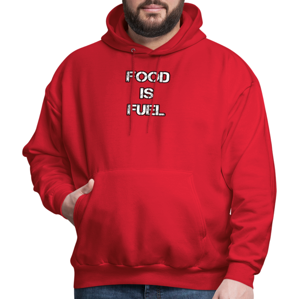 Food Fuel Men's Hoodie - red