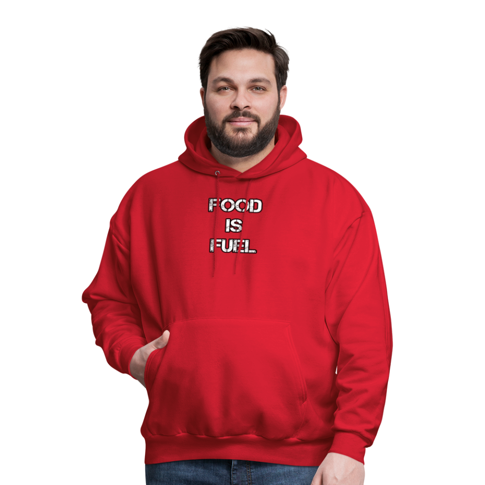 Food Fuel Men's Hoodie - red