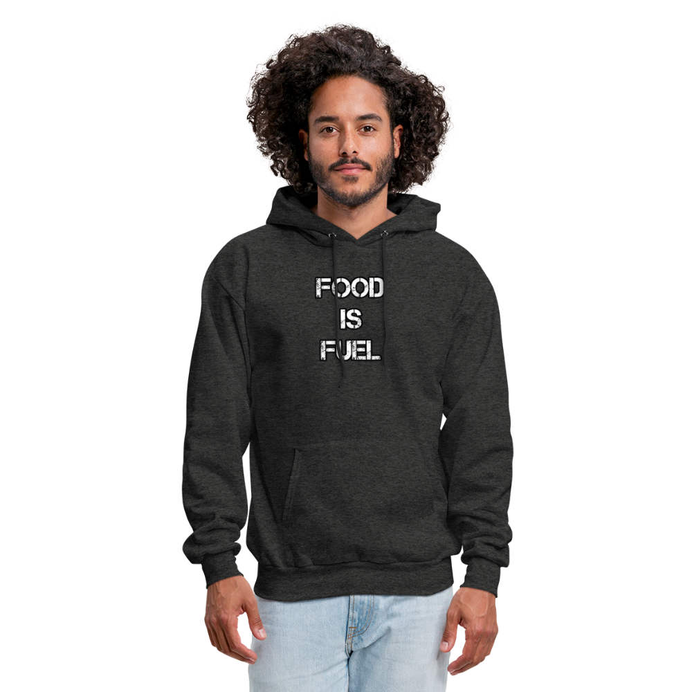 Food Fuel Men's Hoodie - charcoal grey