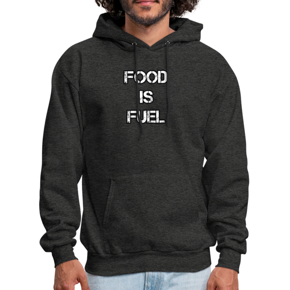 Food Fuel Men's Hoodie - charcoal grey