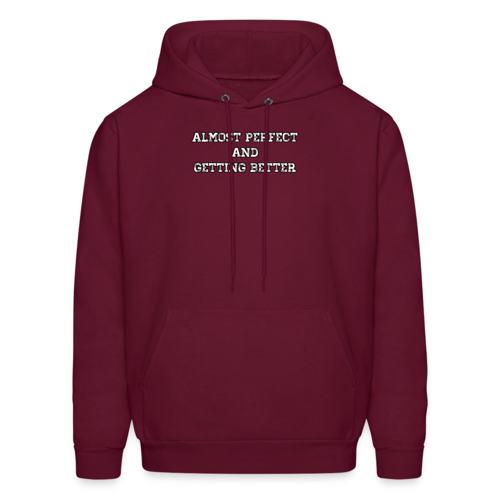 Almost Men's Hoodie - burgundy