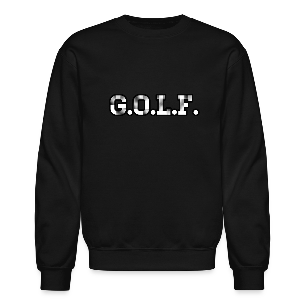 G.O.L.F. Crewneck Sweatshirt - black