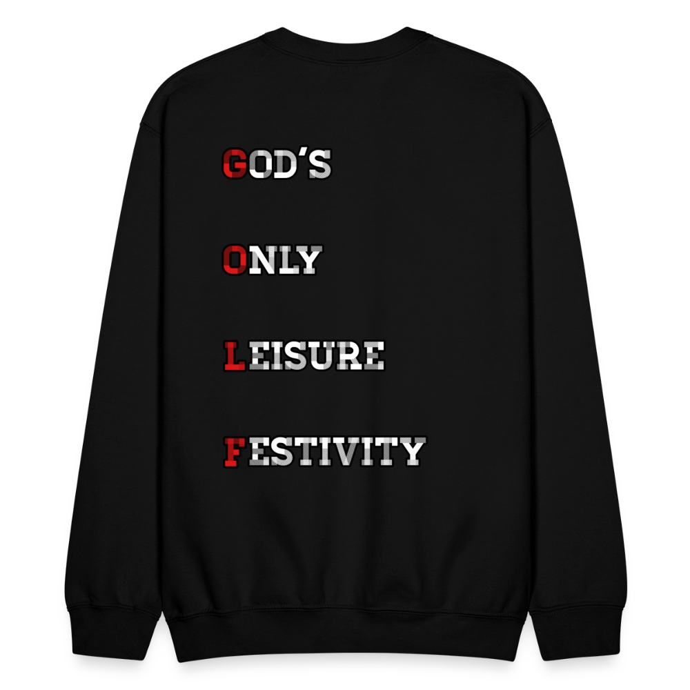 G.O.L.F. Crewneck Sweatshirt - black